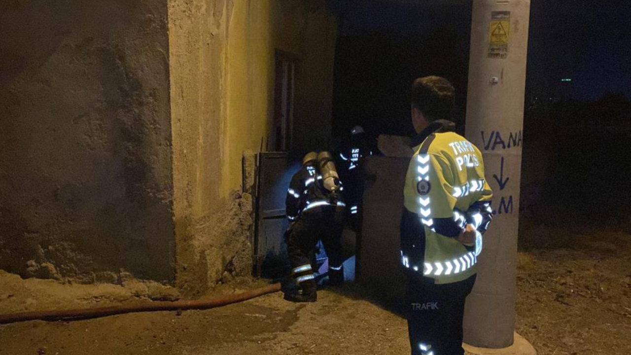 Gece yarısı korku dolu anlar! Mahalle sakinleri yardım için koştu!
