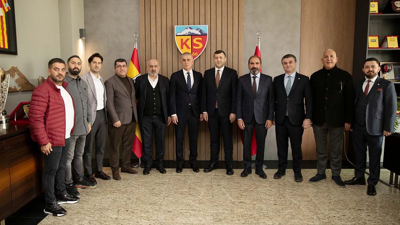 TFF Başkanı Hacıosmanoğlu'ndan Kayserispor'a ziyaret