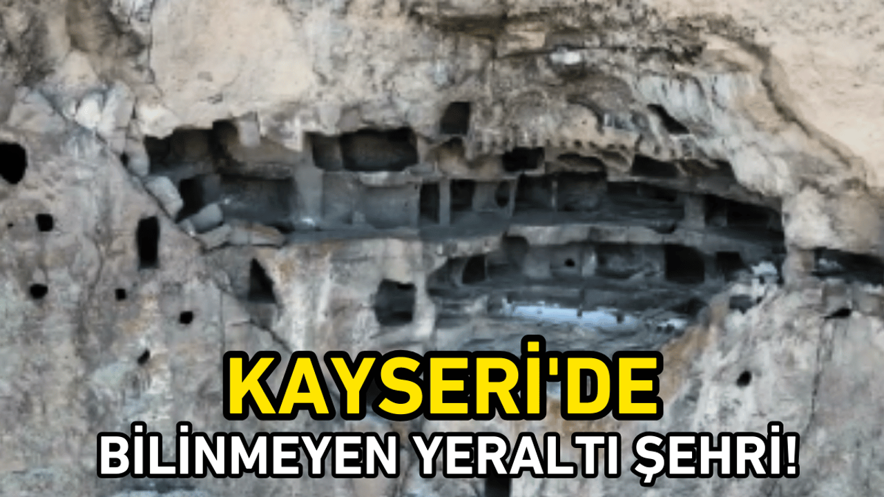Kayseri'de bilinmeyen yeraltı şehri!