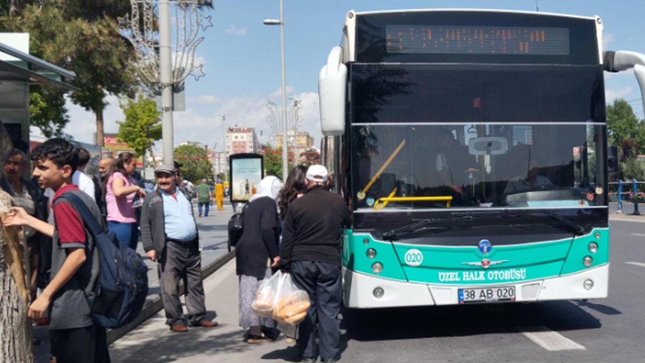 Kayseri şehir içi ulaşımında sefer saatleri ve güzergahlar değişti! 2 hat iptal edildi!