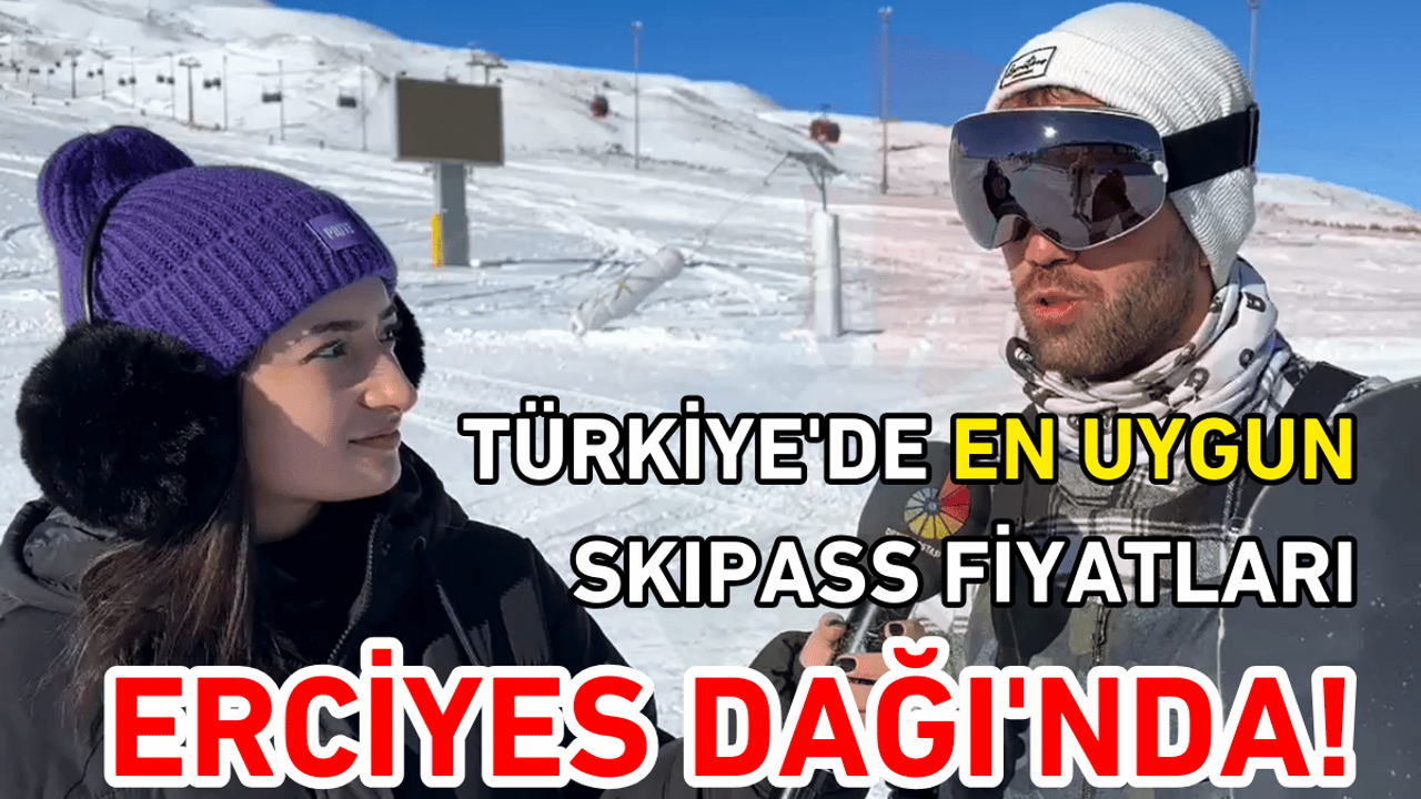 Türkiye'de en uygun skipass  fiyatları Erciyes Dağı'nda!