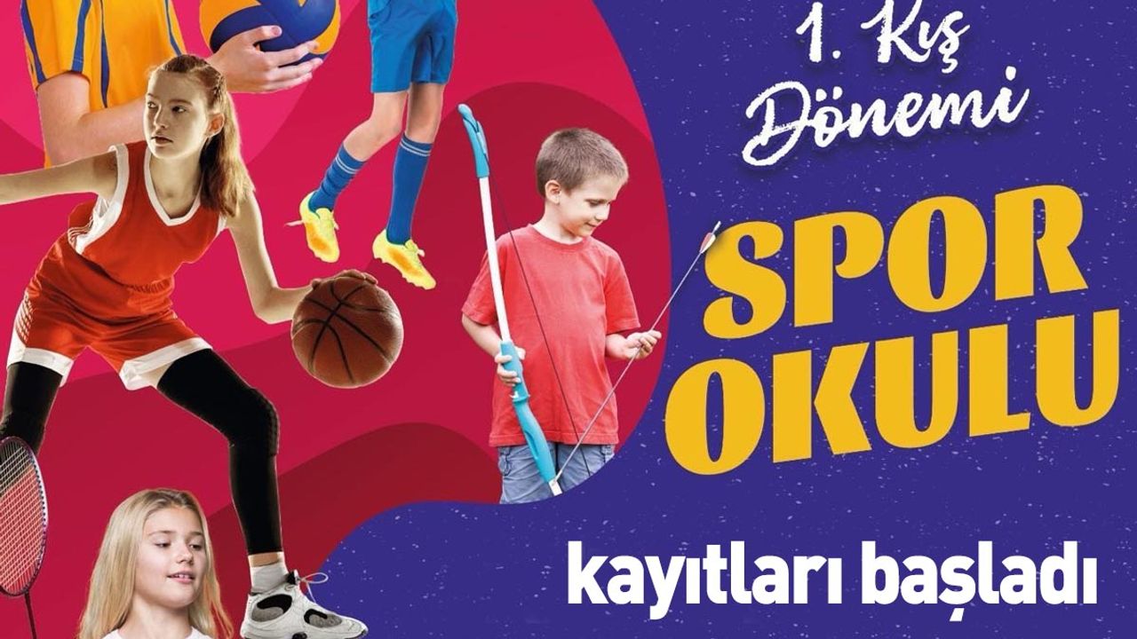 Kayseri'de kış dönemi spor okulları içi kayılar başladı!