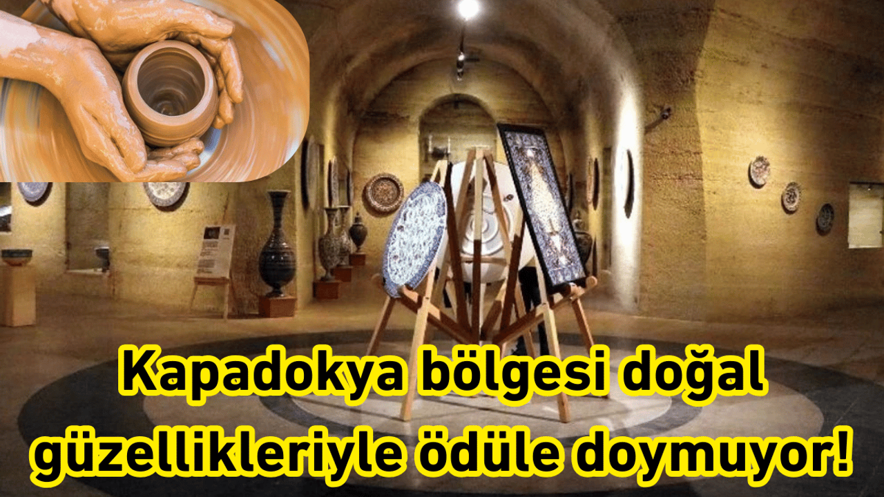 Kapadokya bölgesi doğal güzellikleriyle ödüle doymuyor!
