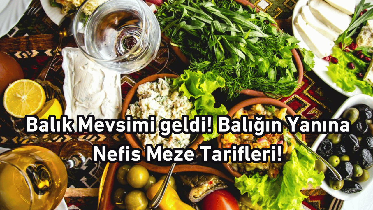 Balık Mevsimi geldi! Balığın Yanına Nefis Meze Tarifleri!