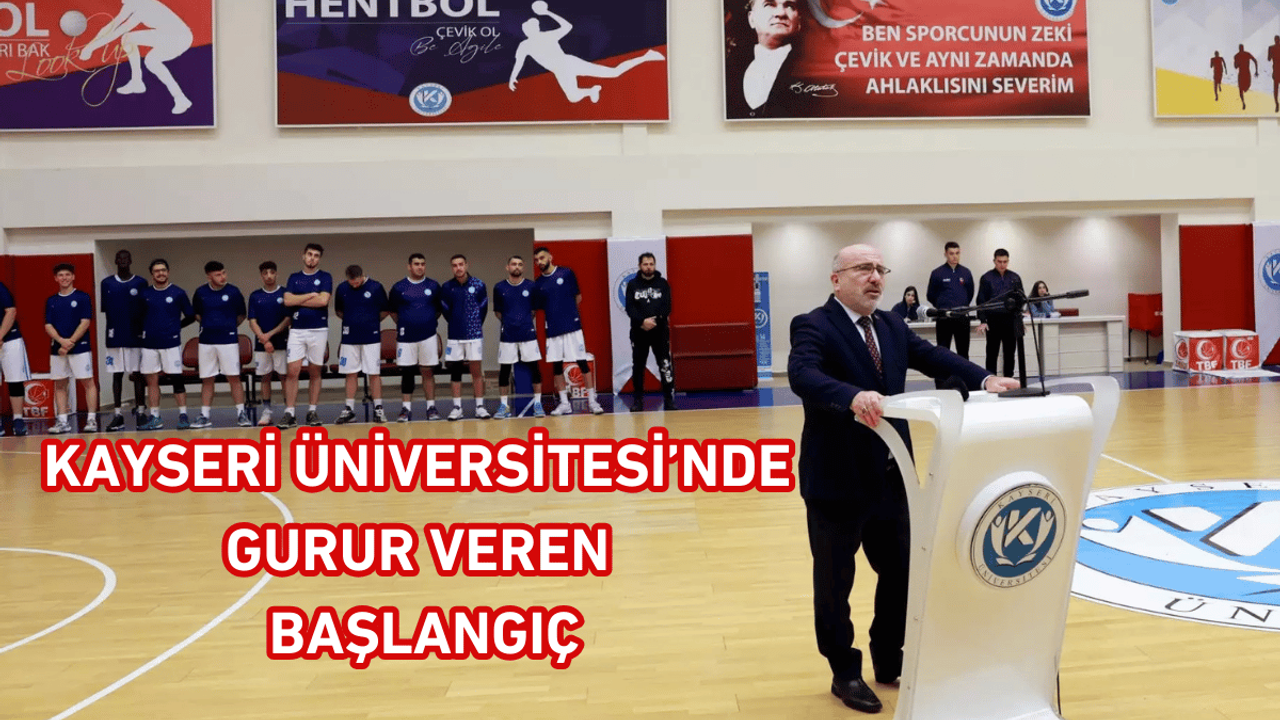 Kayseri Üniversitesi'nde Basketbol heyecanı başladı!