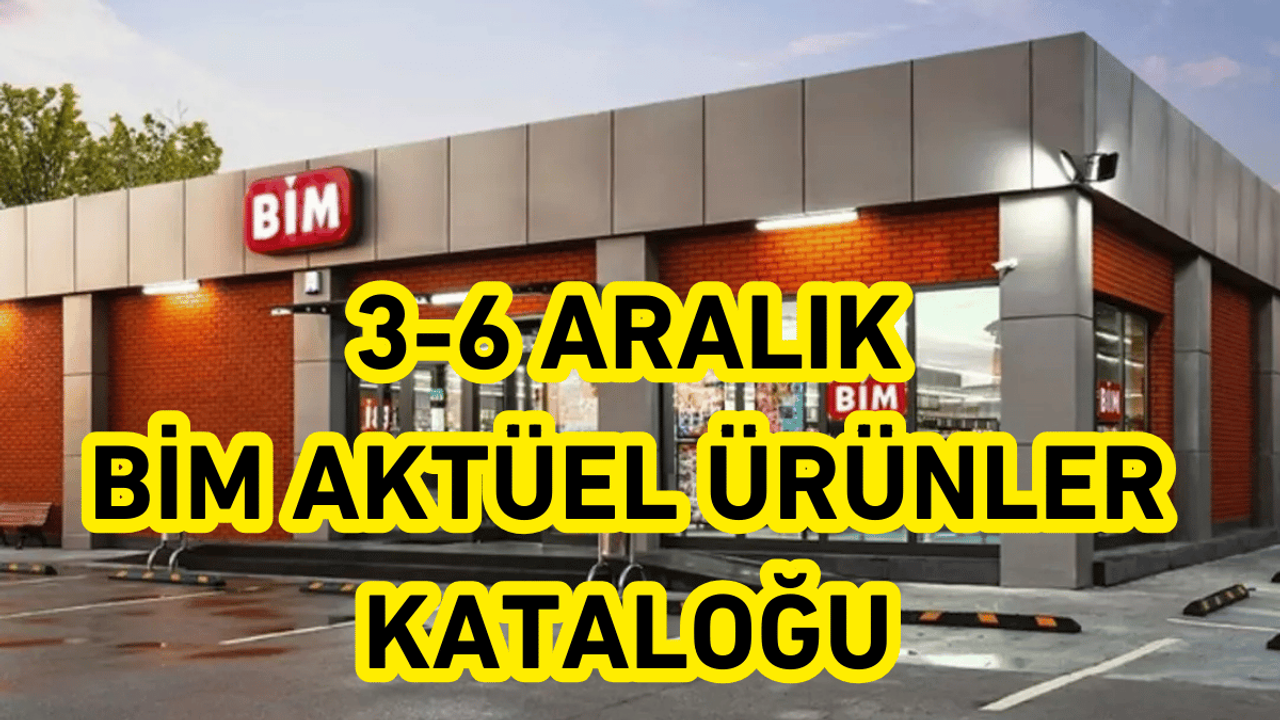 Aralık Ayı BİM Aktüel Ürünler Kataloğu Yayınlandı: Siyah Cam Ankastre Seti Geliyor