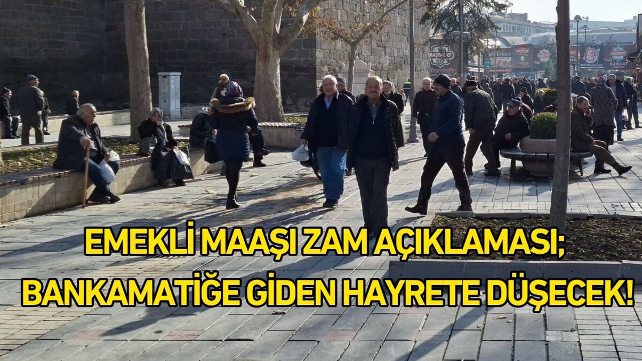 Emekli maaşı zam açıklaması; Bankamatiğe giden hayrete düşecek!