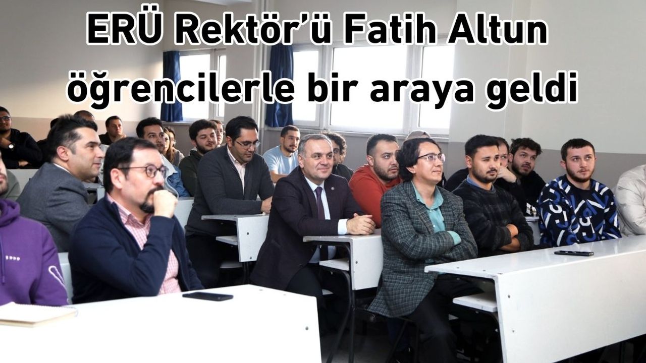 ERÜ mühendislik fakültesinde müfredatta yenilik