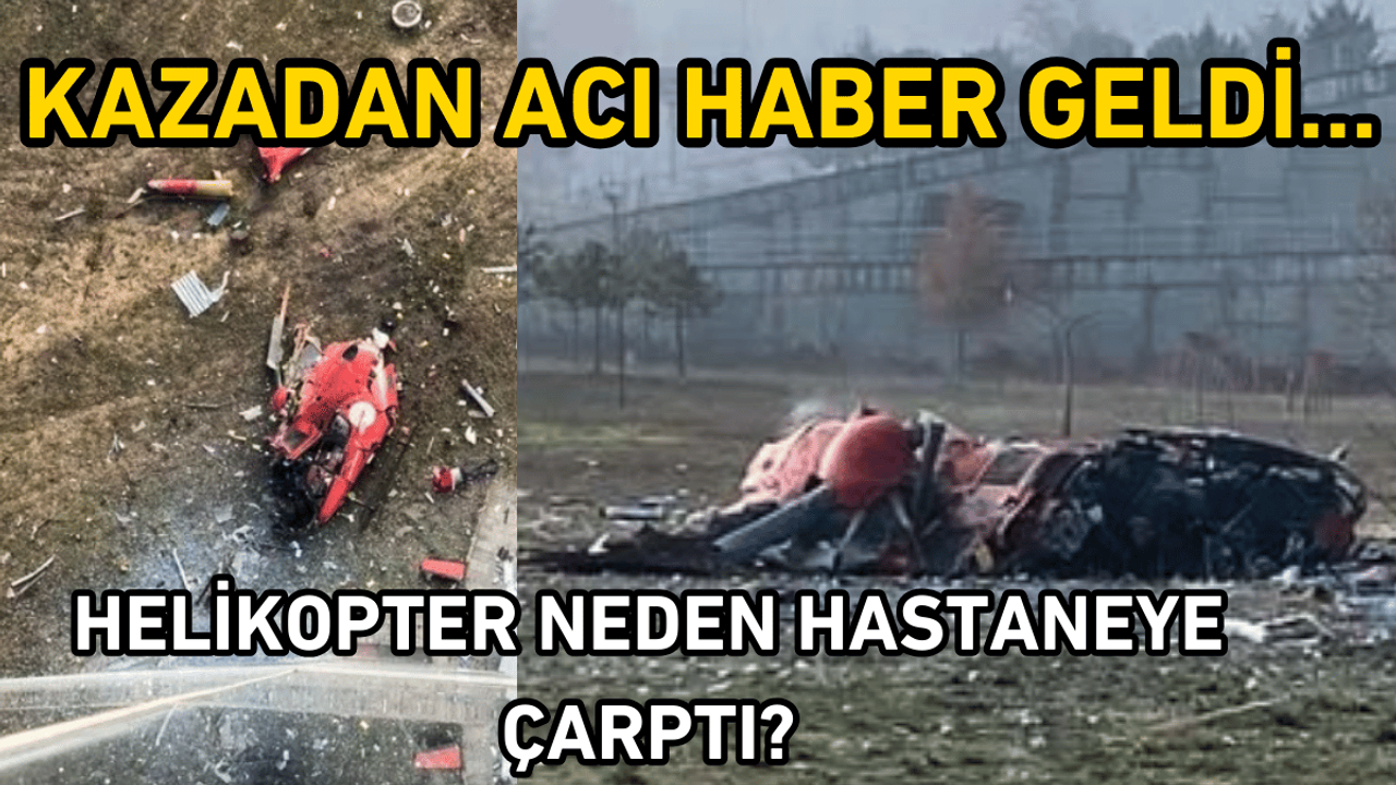 Son dakika! Helikopter kazasından acı haber geldi!