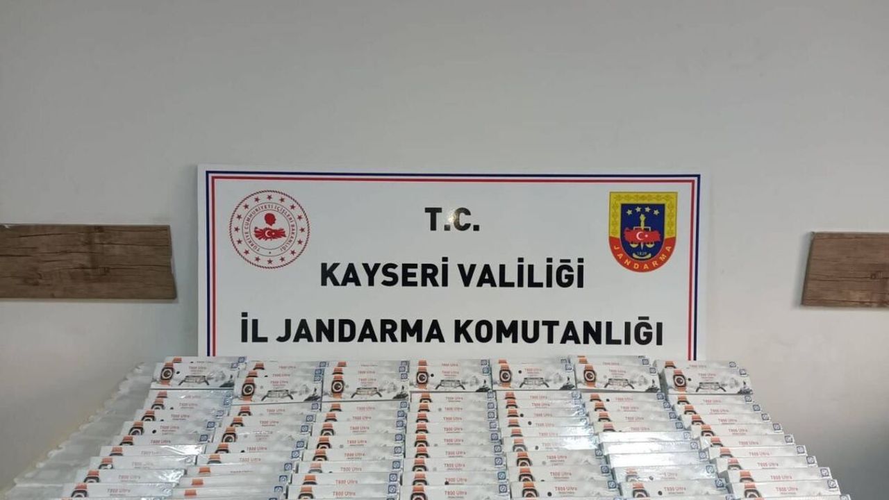 Kaçakçılık yapan şahsı Kayseri istihbaratı yakaladı!