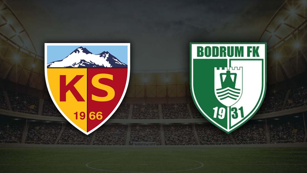 Kayserispor – Bodrum maçında bir ilk yaşanacak!