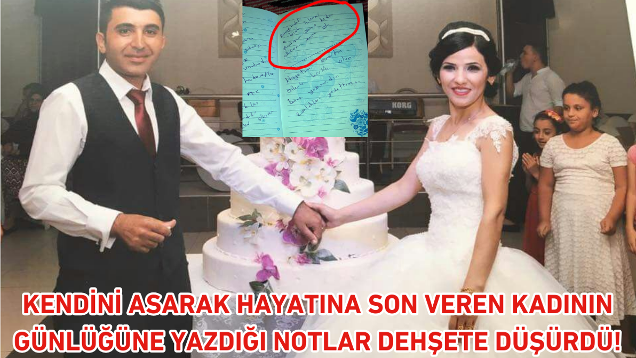 Kendini asarak hayatına son veren kadının günlüğüne yazdığı notlar dehşete düşürdü!