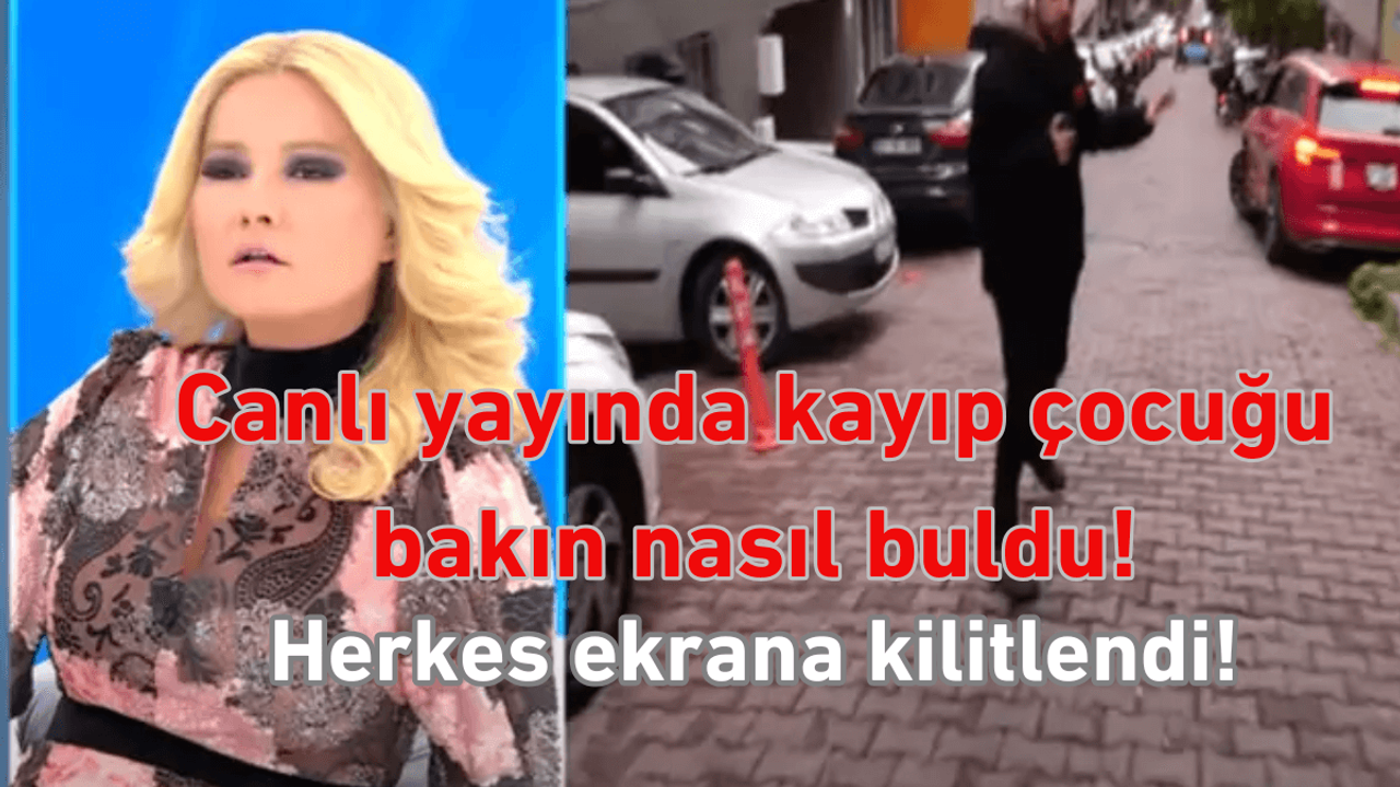 Müge Anlı’da şok eden olay: Muhabir kayıp çocuğu canlı yayında bakın nasıl buldu!