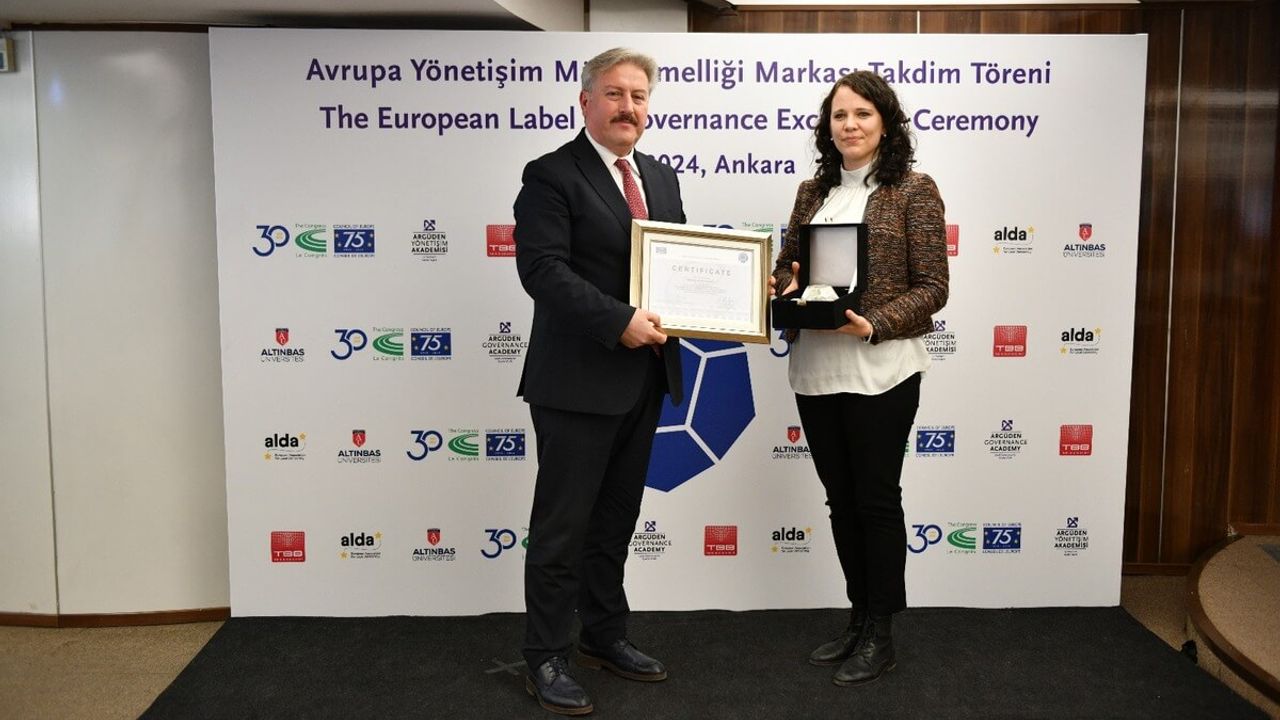 Melikgazi Belediyesi'ne anlamlı ödül!