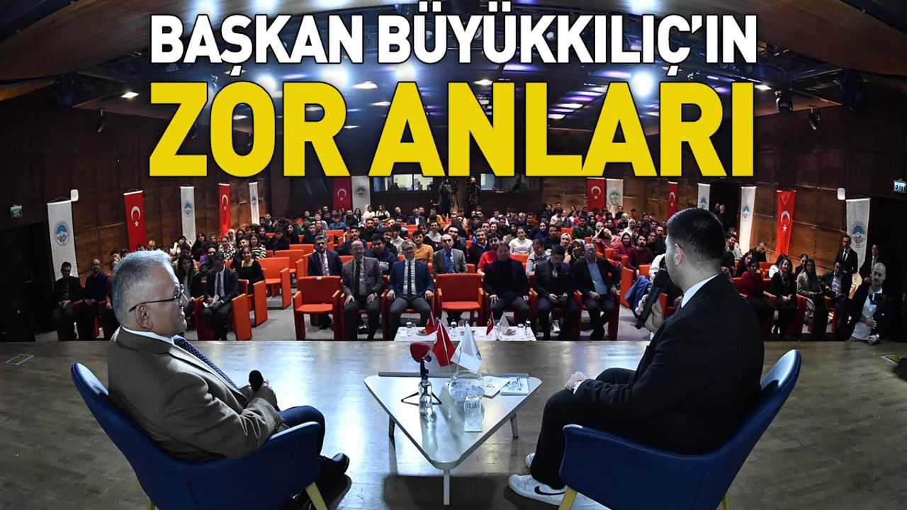 Başkan Memduh Büyükkılıç'ın zor anları! Soru üstüne soru
