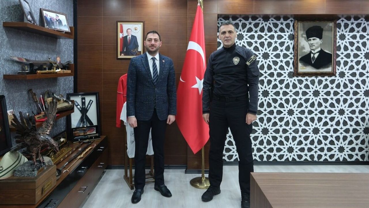 MHP İl Başkanından Emniyet Müdürü Aydın'a ziyaret!