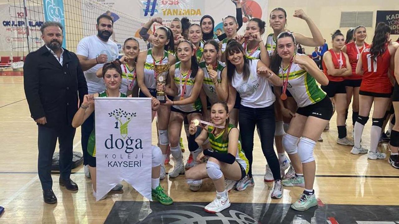 Kayseri'de okul sporları müsabakaları sona erdi!