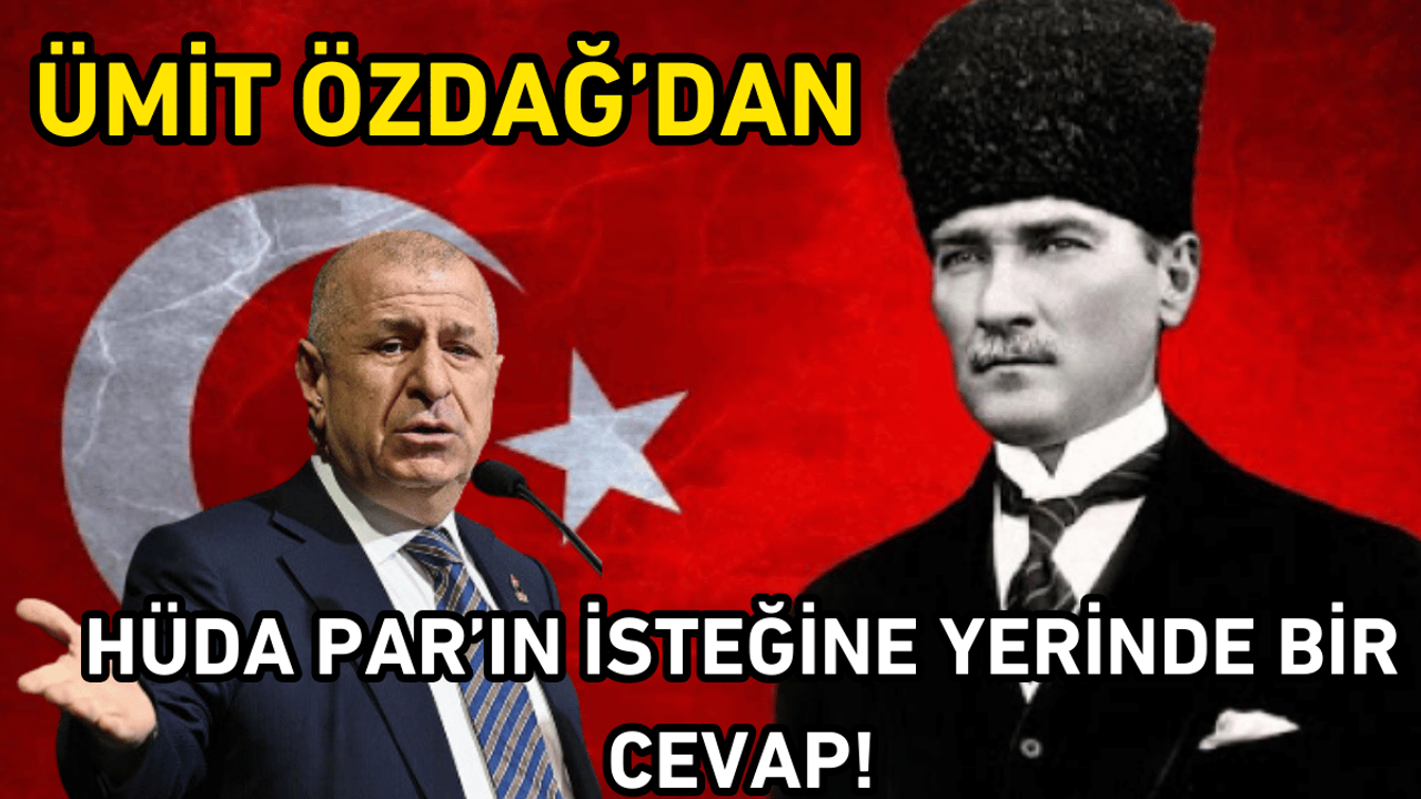 Özdağ'dan HÜDA PAR'ın isteğine yerinde bir cevap geldi!
