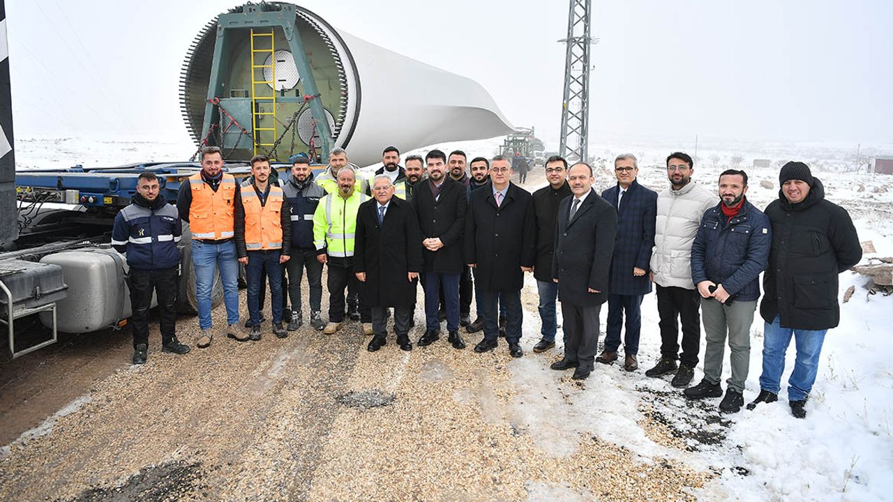 Türkiye'de bir ilk! Kayseri'de RES projesi heyecanı!
