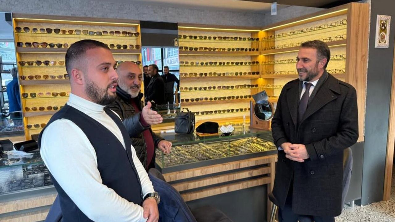 Saadet Partisi Kayseri İl Başkanı esnafın sorunlarını dinledi