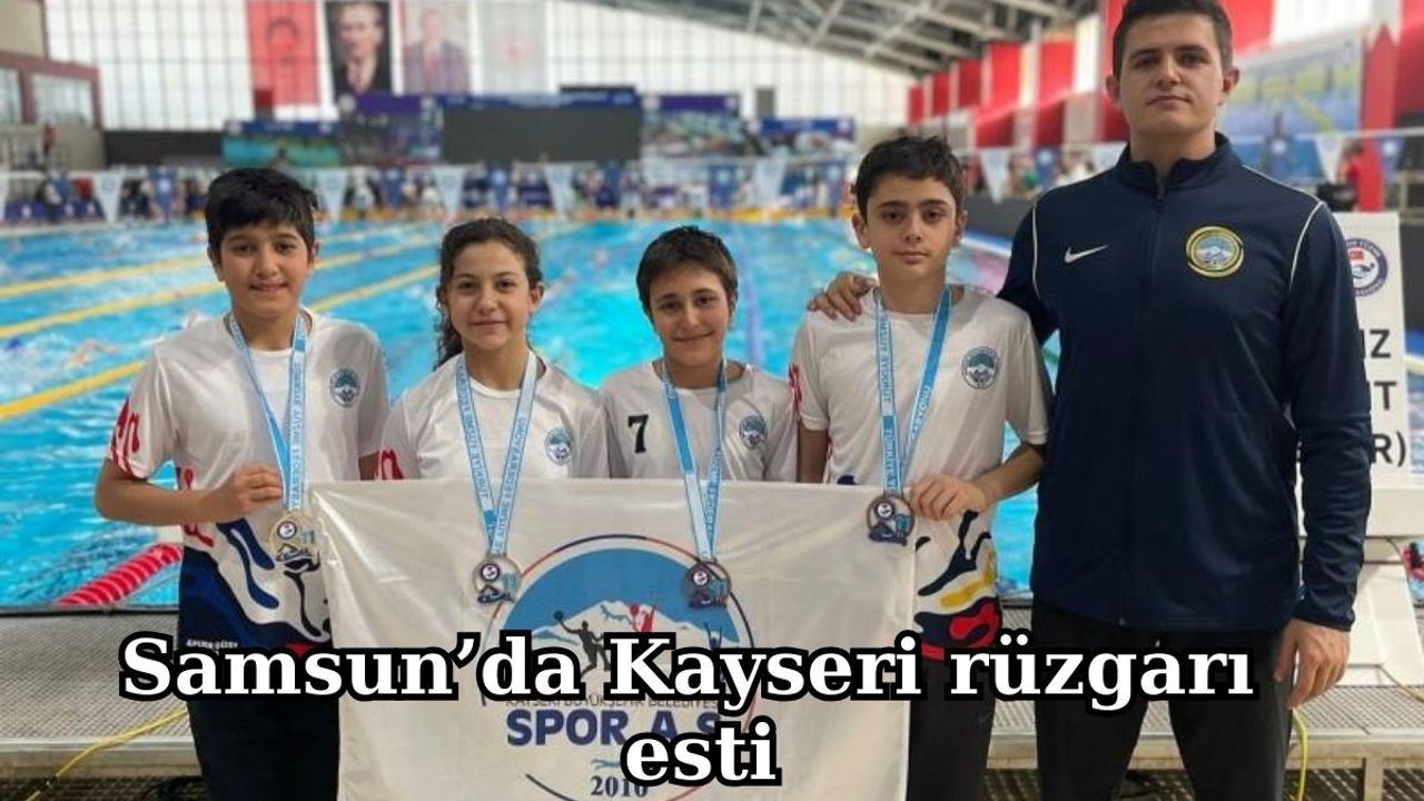 Samsun’da Kayseri Spor A.Ş.’den 4 sporcu A1 barajını aştı