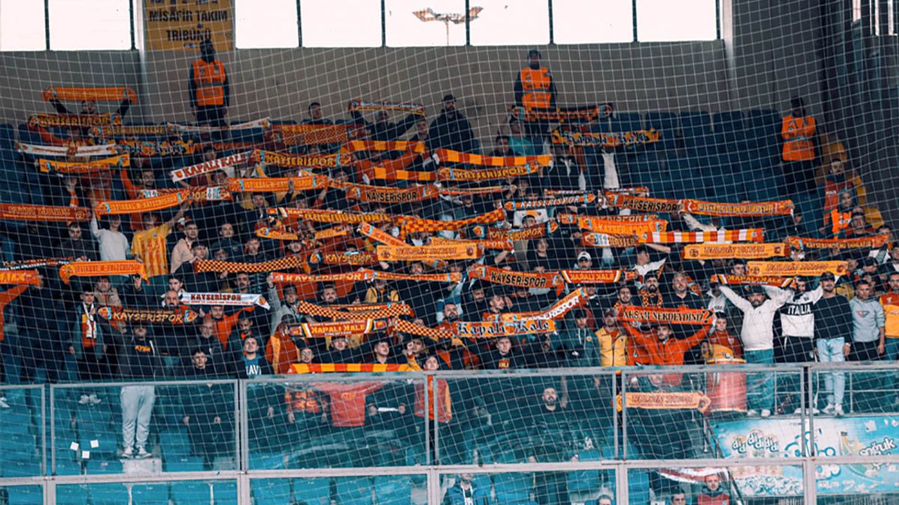 Kapalı Kale Rize’de Kayserispor'u yalnız bırakmadı!
