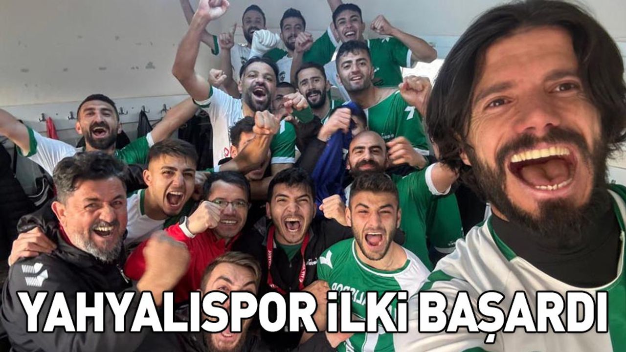 Yahyalıspor bu sezon ilki başardı!