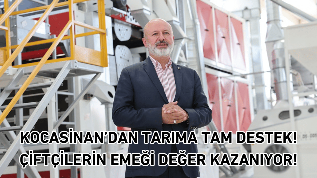 Kocasinan’dan tarıma tam destek! Çiftçilerin emeği değer kazanıyor!