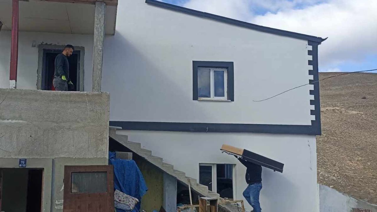 Kayseri’nin o ilçesinde yangın sonrası mağdur ailelere destek eli
