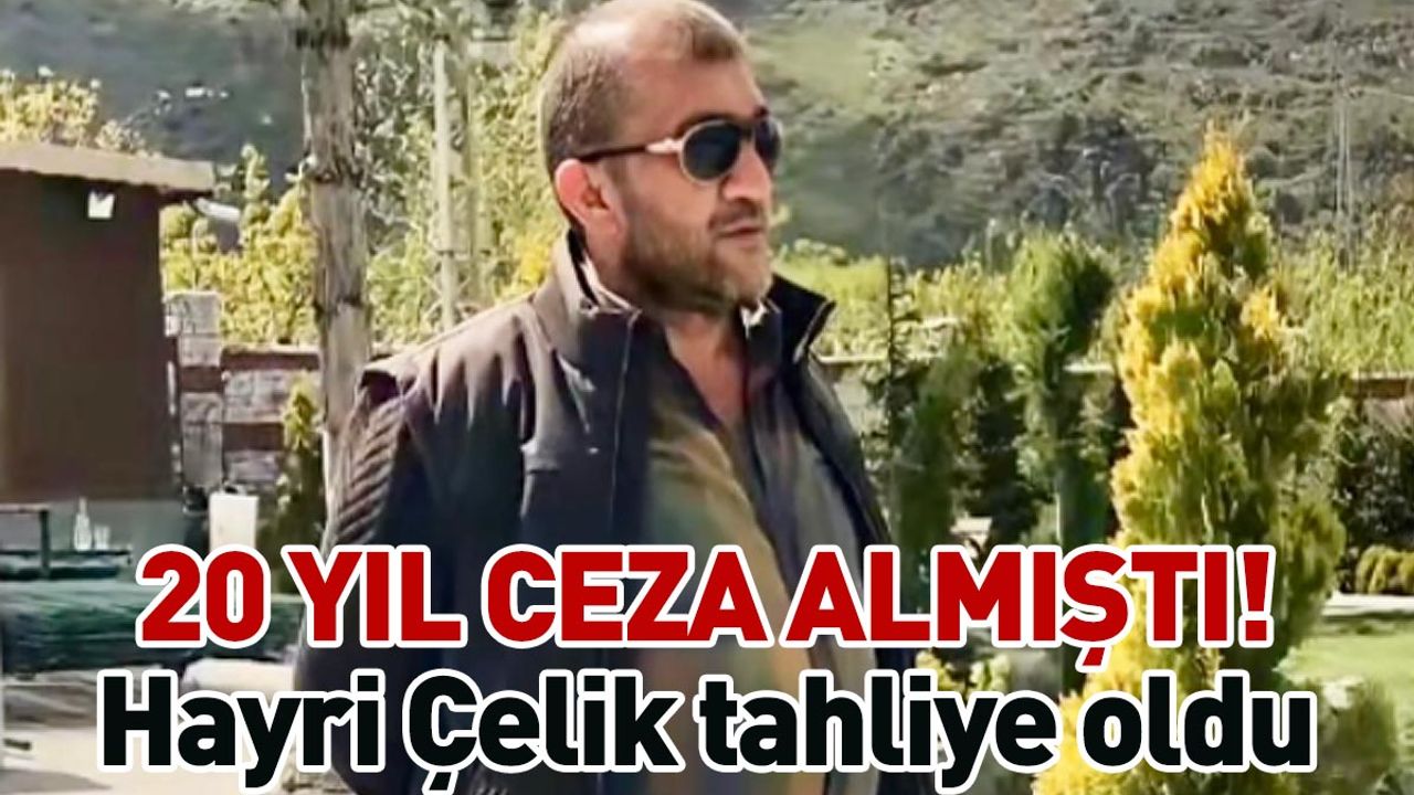 20 Yıl ceza almıştı! Hayri Çelik tahliye oldu