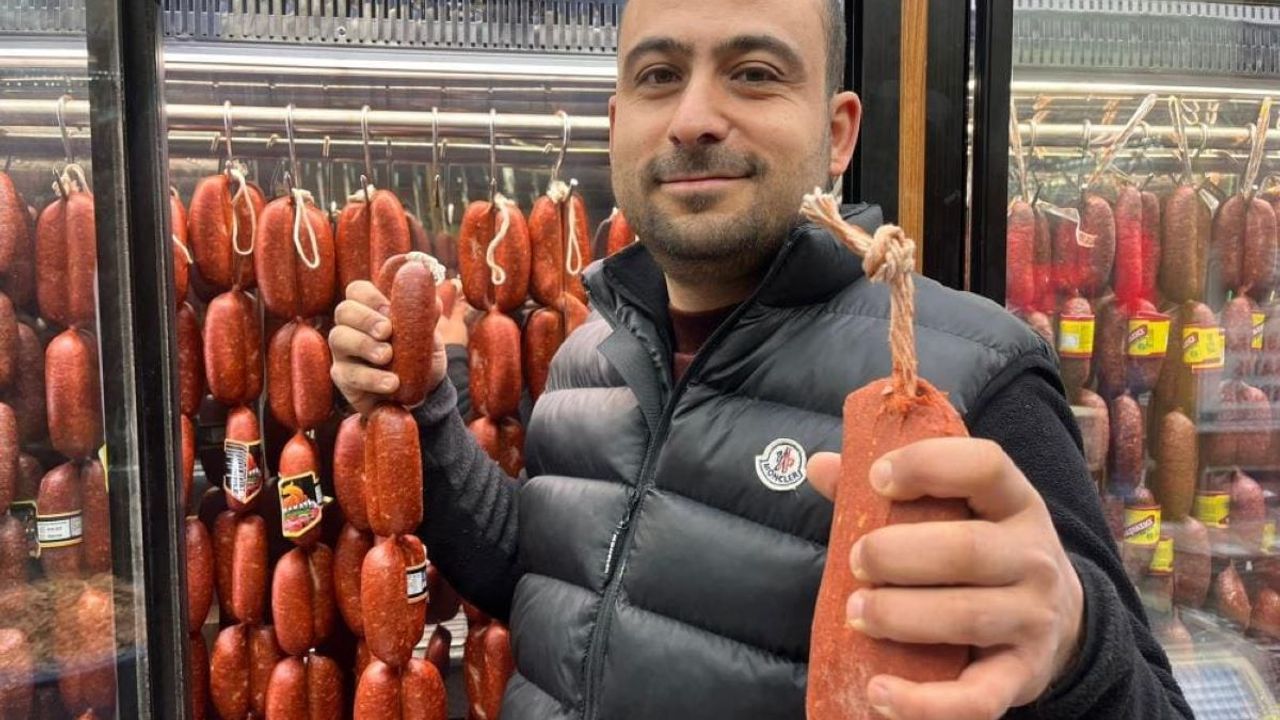 Kayserili pastırmacılar bayram ediyor