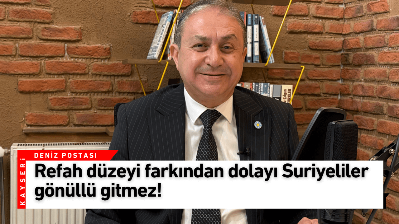İYİ Partili Demir’den dikkat çeken Suriyeli açıklaması!