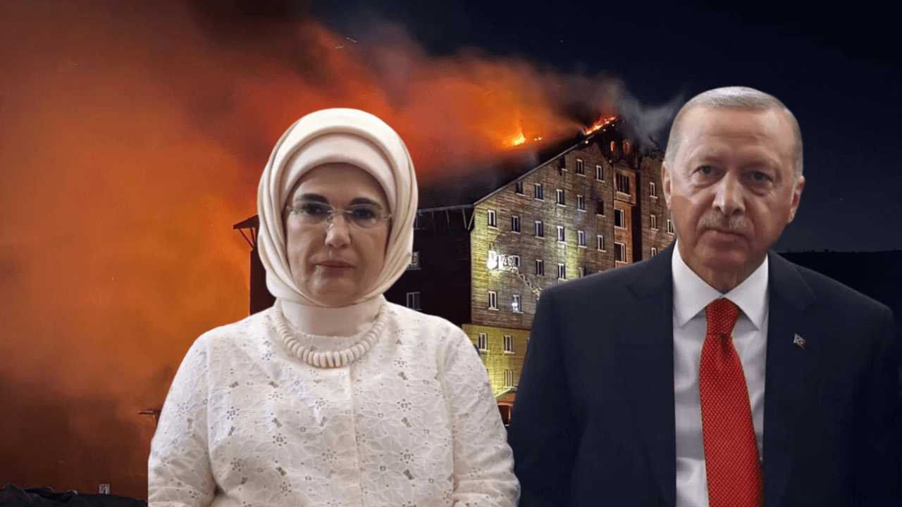 Cumhurbaşkanı Erdoğan ve eşinden Bolu'daki facia sonrası acil durum ziyareti!