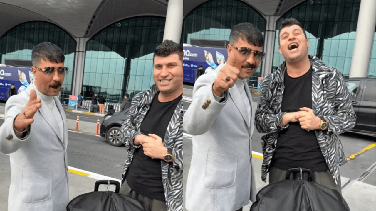 Kayserili şarkıcı havalimanı önünde paylaştı: Avrupa’nın Fatih'i olmaya gidiyoruz!