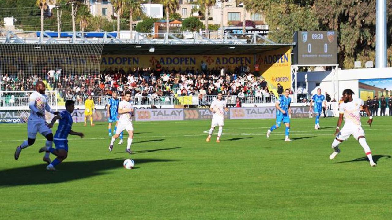 Kayserispor - Bodrum FK maçından ilk gol haberi geldi!
