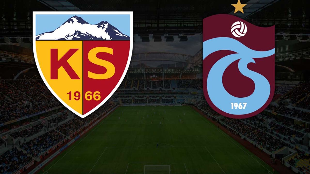 Kayserispor ile Trabzonspor 46. Kez karşı karşıya
