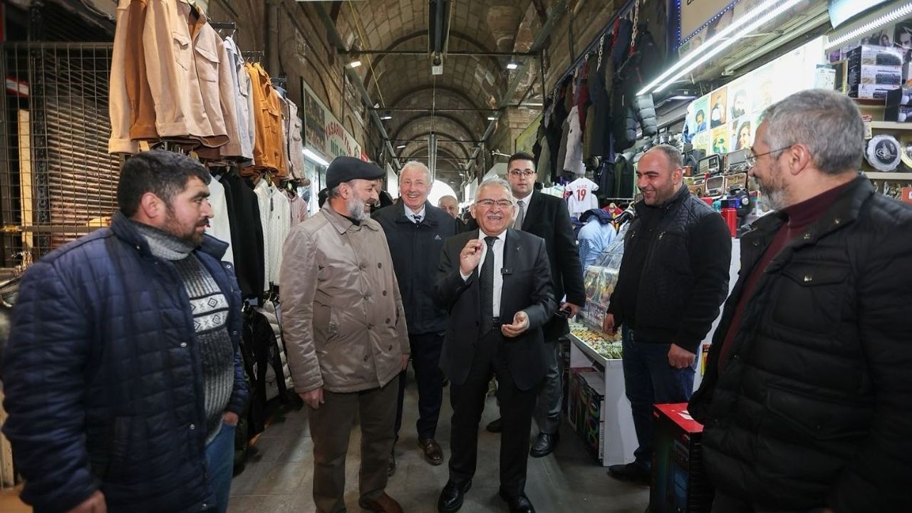Başkan Büyükkılıç, Türkiye’nin en büyük 2’nci çarşısında!