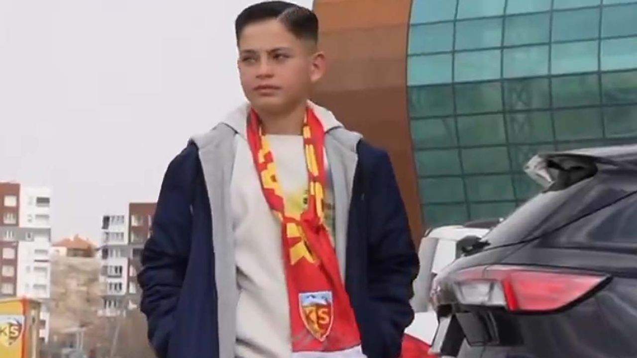 Kayserispor’un küçük taraftarı Emre’nin isteği yerine getirildi!