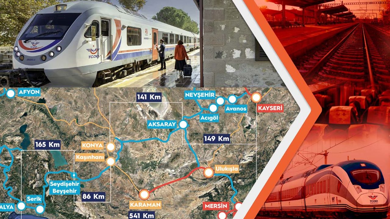 Kayseri-Antalya Hızlı Tren Projesinde Yeni Gelişme!