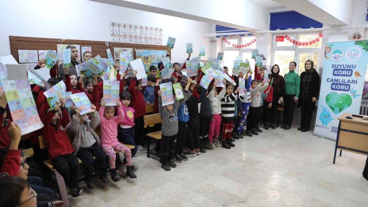 Kayseri’de su tasarrufu ve suyun serüveni eğitimi verildi