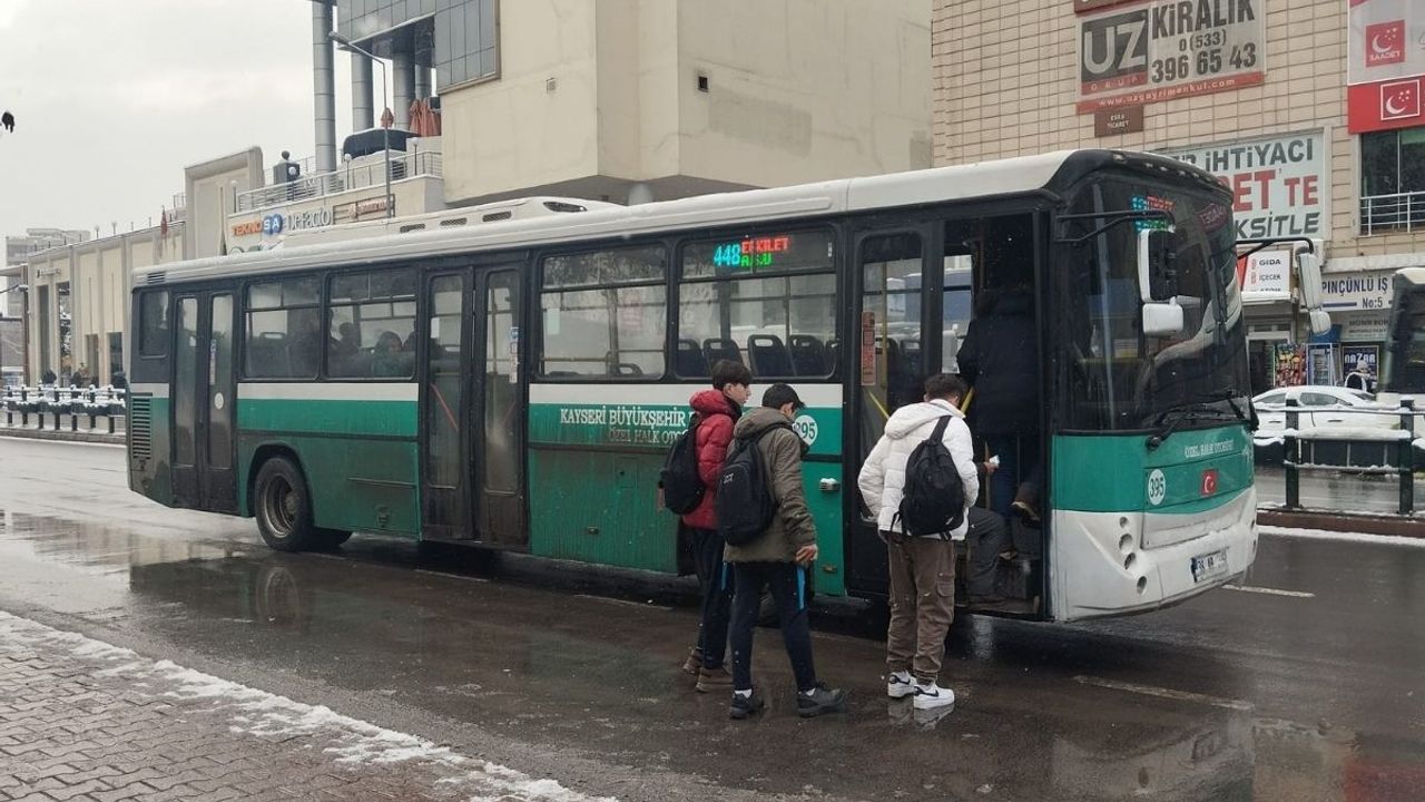 Kayseri’de ulaşımda bir yenilik daha! Otobüs sefer ve güzergahları değişiyor