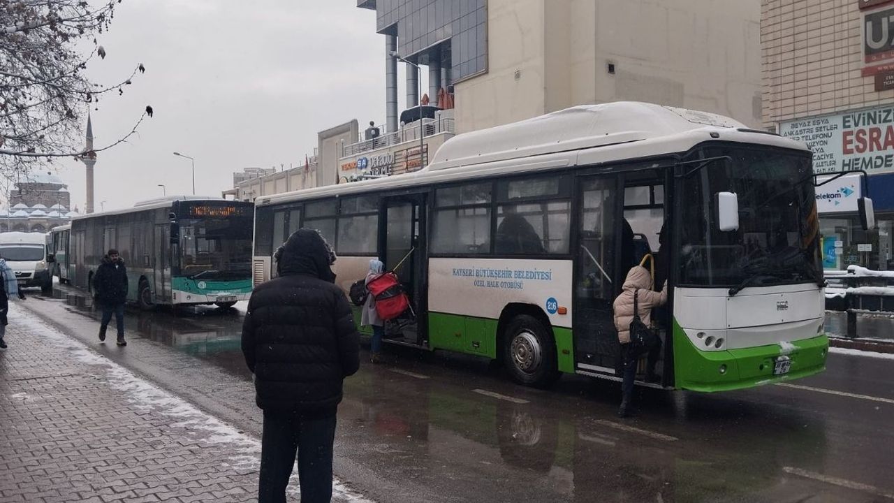 Kayseri’de toplu taşımaya yeni bir hat ekleniyor!