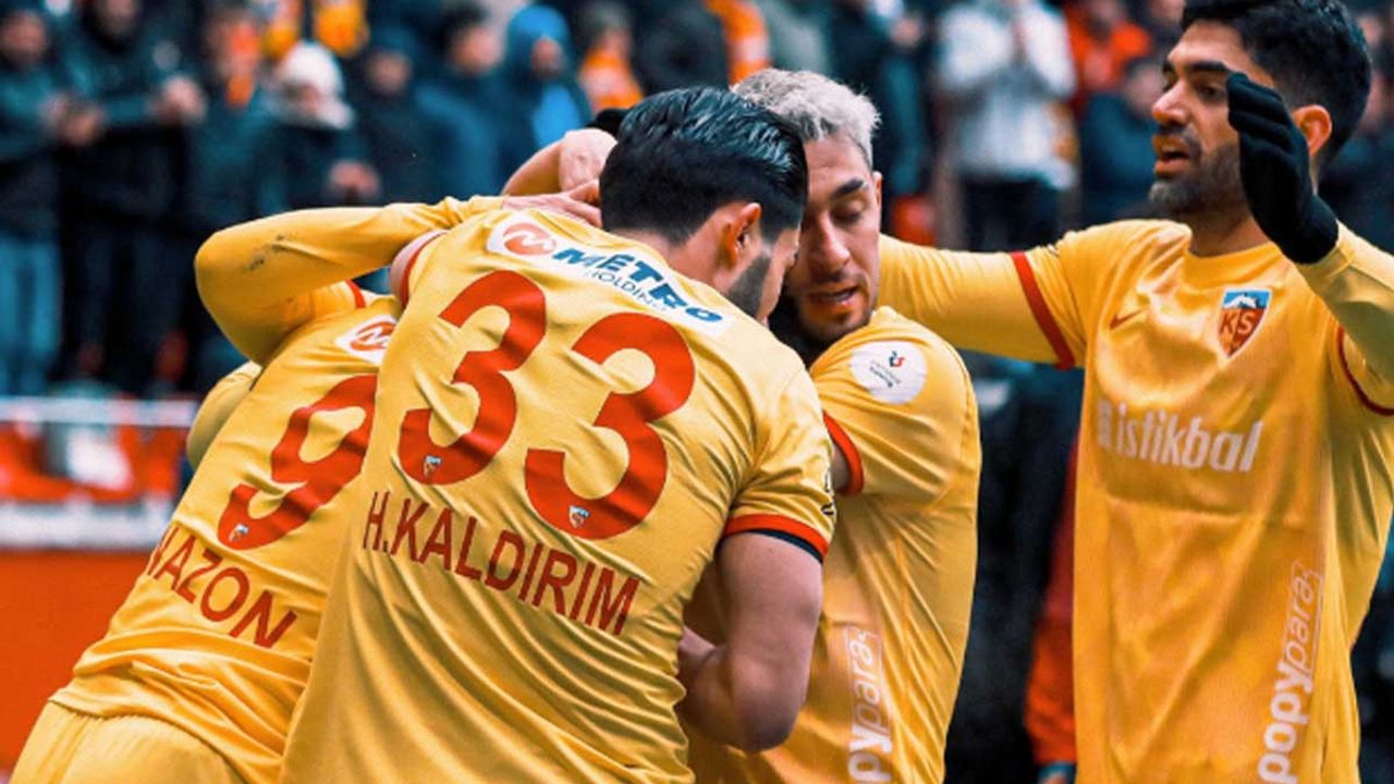 Gol düellosunda kazanan Kayserispor oldu!