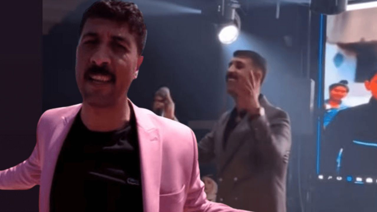 Kayserili şarkıcı, ödül töreninde dansçı kızlarla verdiği pozla sosyal medyayı çalkaladı!