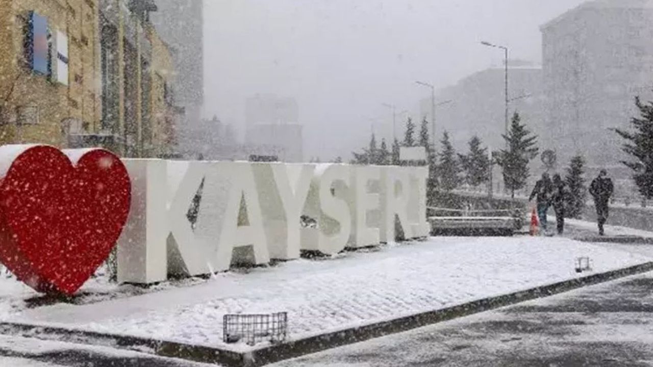 Meteoroloji verileri açıkladı: Kayseri’ye kar yeniden geliyor!
