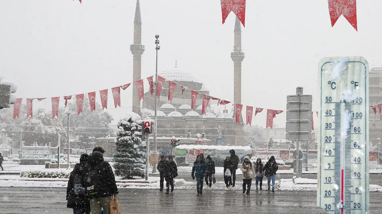 Meteoroloji Kayseri'nin saat saat verilerini açıkladı: Gündüz sıcaklığı – 15 derece!