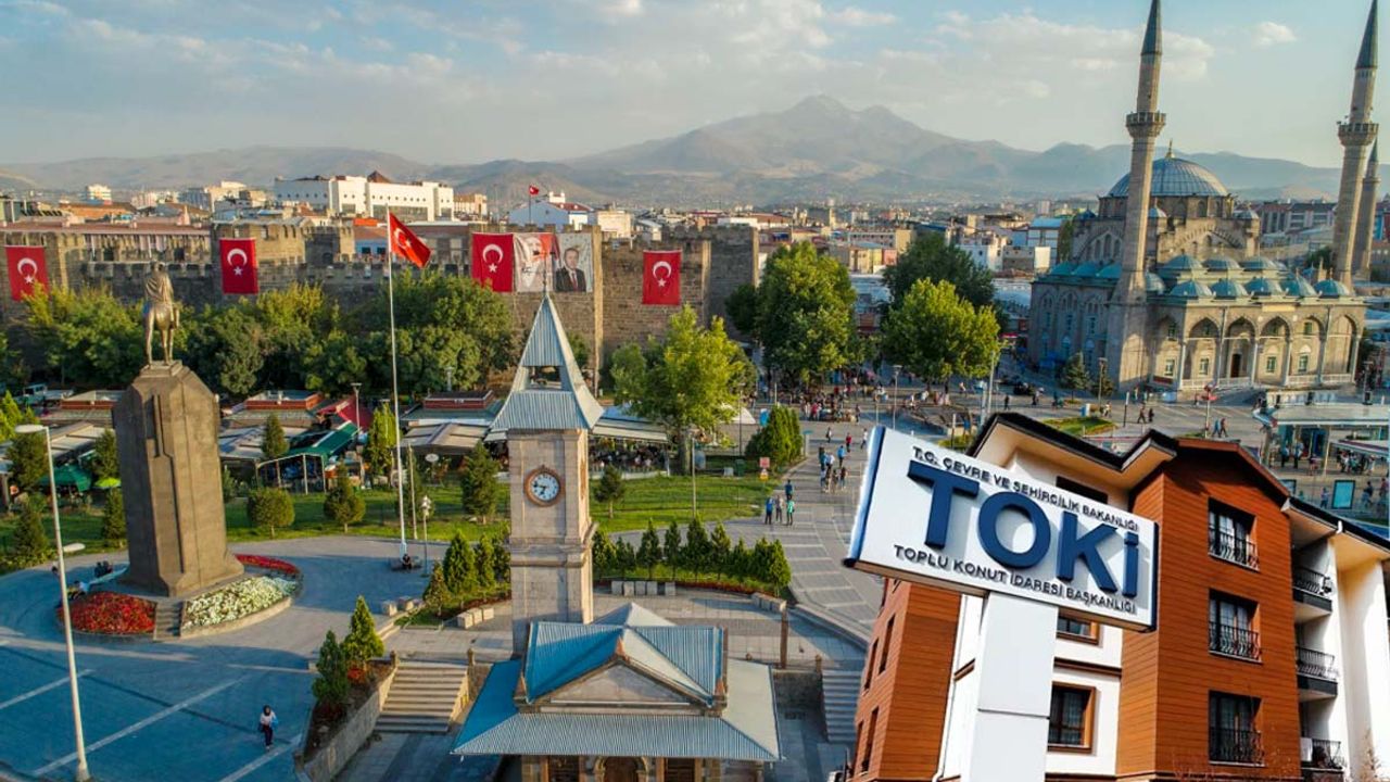 TOKİ Kayseri’de 29 arsa satacak! Yerleri ve fiyatları belli oldu