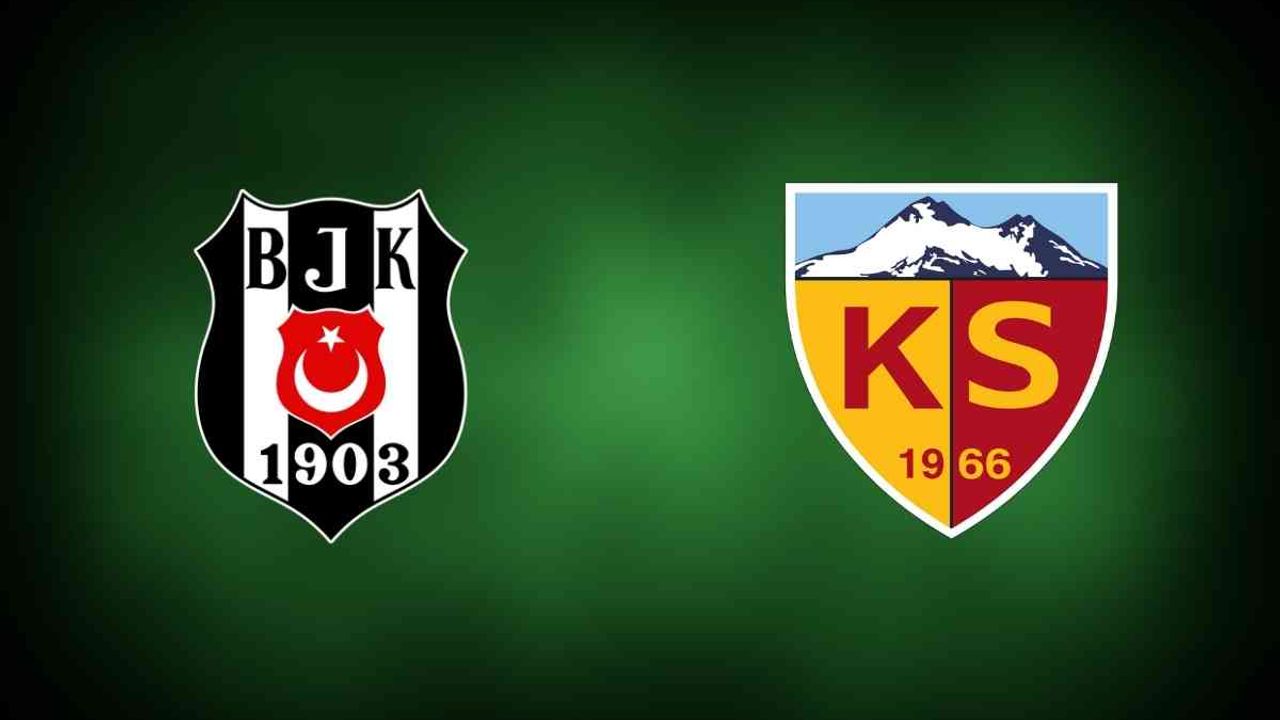 Beşiktaş-Kayserispor maçında ilk yarı bitti!
