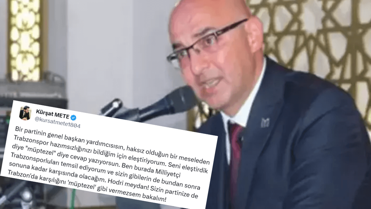 Kayserili Eski Emniyet Müdürü ile Trabzonsporlu isim birbirine girdi: Tam bir müptezelsin!