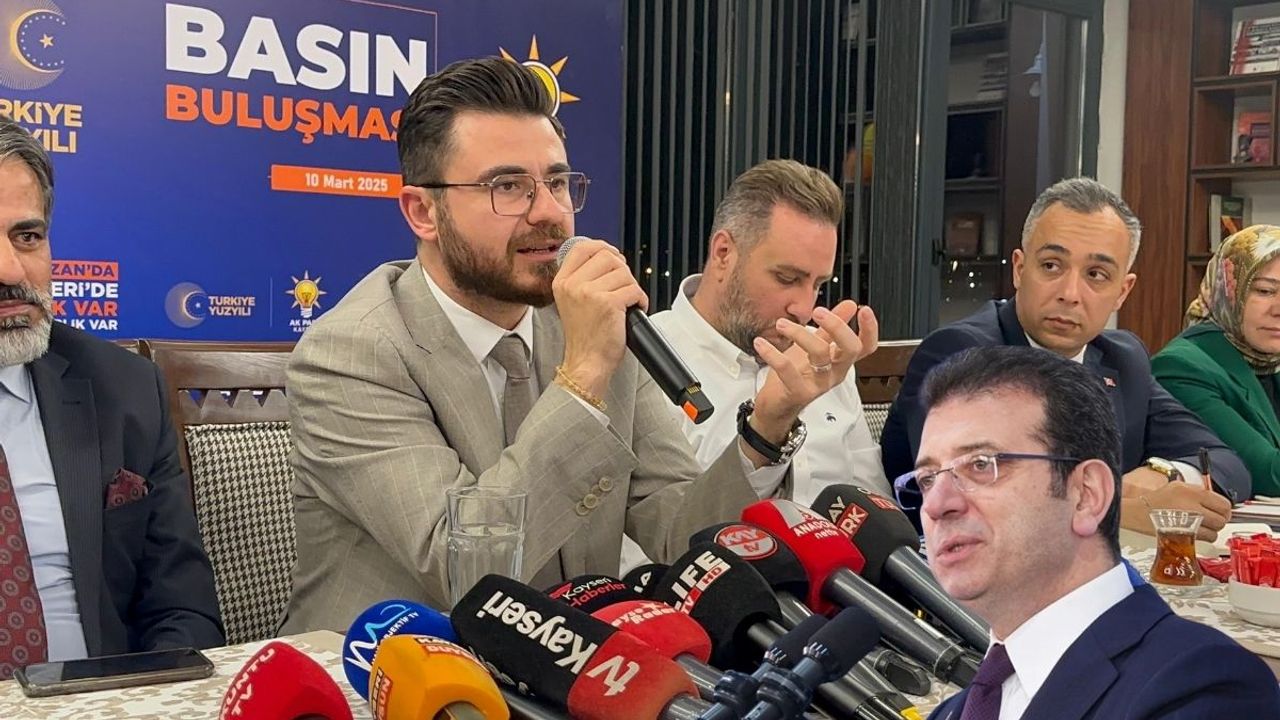 AK Parti Kayseri İl Başkanı Hüseyin Okandan, Ekrem İmamoğlu’nun sözlerine yanıt verdi!
